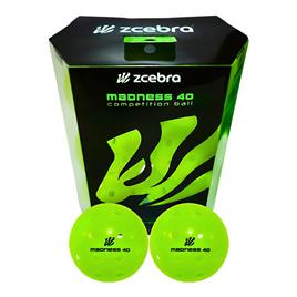 Zcebra Pickleball Madness40 Pickleball Balls 6 Units Verde