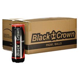 Black Crown Pro Padel Balls Box Dourado 24 x 3 Balls