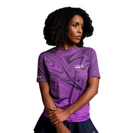 Bikkoa Liquid Lab Short Sleeve T-shirt Roxo XS Mulher