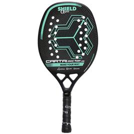 Cartri Shield Beach Tennis Racket Prateado