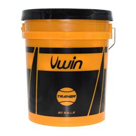 Uwin Trainer Tennis Ball Bucket Laranja 60 Balls