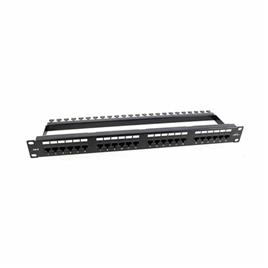 Monolyth Utp Keystone 19´´ Patch Panel Rack Prateado