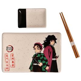 Just Funky 3 Pieces Kimetsu No Yaiba Sushi Set Dourado