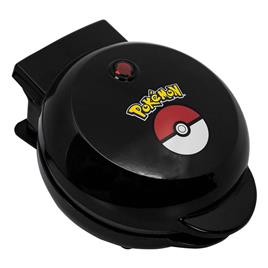 Uncanny Brands Pokemon Pokeball Waffle Maker Preto