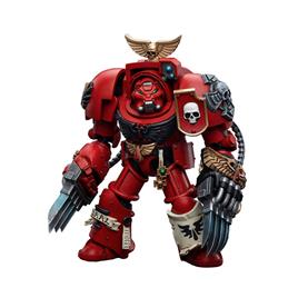 Joy Toy 1/18 Blood Angels Assault Terminators Brother Nassio 12 Cm Warhammer Figure Vermelho