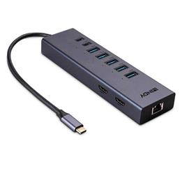 Lindy Dst Mini Duo Usb-c Hub Prateado