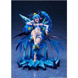 Amakuni Pvc 1/7 Aqua Lewysia Aquablue Vampire Negligee Ver. 25 Cm Bomber Girl Statue Azul