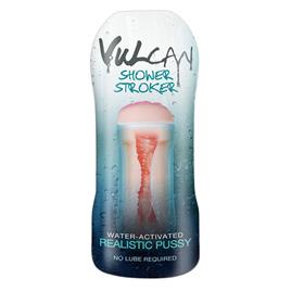 Vulcan Shower Stroker Male Masturbator Transparente