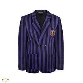 Cinereplicas Nevermore Academy Striped Blazer Roxo M