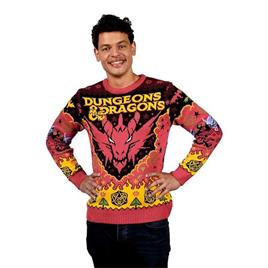 Aaa Merchandise Dungeons And Dragons Christmas Sweater Vermelho S