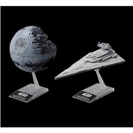 Bandai Star Wars Death Star & Imperial Star Destroyer Star Wars Model Preto