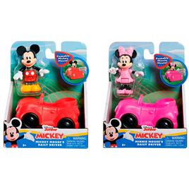 Just Play Coche Mickey Minnie Disney Assorted Figure Rosa