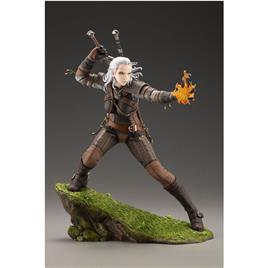 Kotobukiya Pvc 1/7 Geralt 23 Cm The Witch Statue Castanho