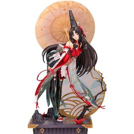 Myethos Naraka: Bladepoint Pvc 1/7 Tsuchimikado Kurumi: Onmyoki Ver 32 Cm Statue Laranja