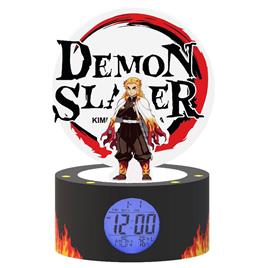 Madcow Alarm Clock Rengoku 22 Cm Kimetsu No Yaiba Lamp Colorido