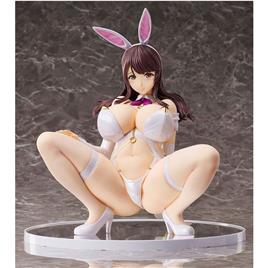 Binding Pvc 1/4 Hijakino White Bunny Ver. 26 Cm Original Character Statue Rosa