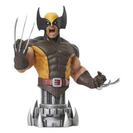 Diamond Select Bust 1/7 Brown Wolverine 14 Cm Marvel Castanho