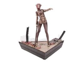 First 4 Figures Bubble Head Nurse 35 Cm Silent Hill Statue Castanho