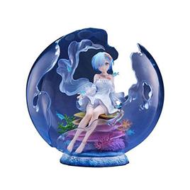 Furyu 1/7 Rem Aqua Orb Ver. 25 Cm Re: Zero Statue Azul