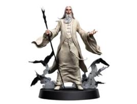 Weta Workshop Der Herr Der Ringe Of Fandom Pvc Saruman The White 26 Cm Statue Beige