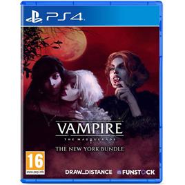 Funstock Ps4 Vampire The Mascarade Coteries Of New York + Shadows Of Ny Vermelho