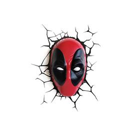 3dlight Deadpool Marvel Led Lamp Vermelho