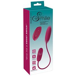 Sweet Smile Shaking And Vibrating Love Egg Duo Remote Control Vibrator Rosa