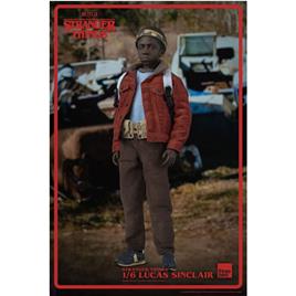 Threezero 1/6 Lucas Sinclair 23 Cm Stranger Things Figure Castanho