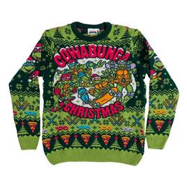 Aaa Merchandise Cowabunga Turtles Christmas Sweater Colorido M