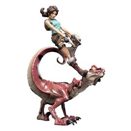 Weta Workshop Tomb Raider Mini Epics Vinyl Lara Croft & Raptor 24 Cm Figure Rosa