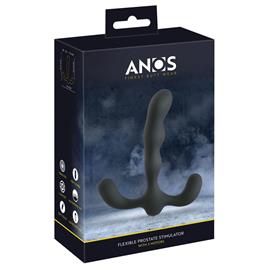 Anos Flexible Prostate Stimulator 3 Motors Anal Vibrator Transparente