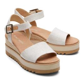 Toms Diana Heeled Sandals Beige EU 40 Mulher