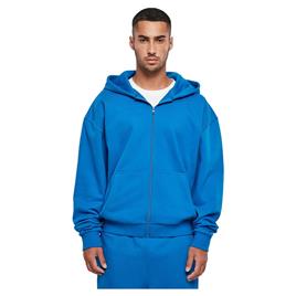 Build Your Brand Ultra Heavy Full Zip Sweatshirt Azul 3XL Homem