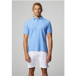 Altonadock Embroidered Logo Short Sleeve Polo Azul M Homem