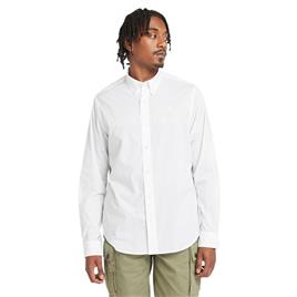 Timberland Solid Poplin Long Sleeve Shirt Branco XL Homem