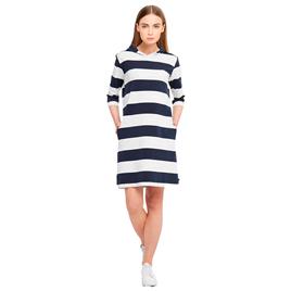 Sea Ranch Ronja Long Sleeve Midi Dress Branco,Azul XS Mulher