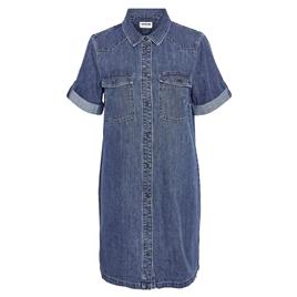 Noisy May New Signe Wg002mb Short Sleeve Dress Azul XL Mulher