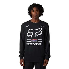 Fox Racing Lfs X Honda Long Sleeve T-shirt Preto XL Homem