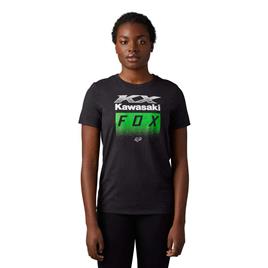 Fox Racing Lfs X Kawi Short Sleeve T-shirt Verde XL Mulher