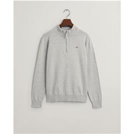 Gant Shield Teen Half Zip Sweater Cinzento 8-10 Years