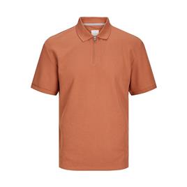 Jack & Jones Johnny Plus Size Short Sleeve Polo Laranja 4XL Homem