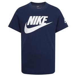 Nike Kids Futura Evergreen Short Sleeve T-shirt Azul 5-6 Years Rapaz