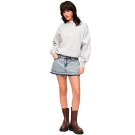 Superdry W7210317a Short Skirt Azul 32 Mulher