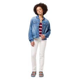 Wrangler 112352300 Jumbo Trucker Jacket Azul S Mulher