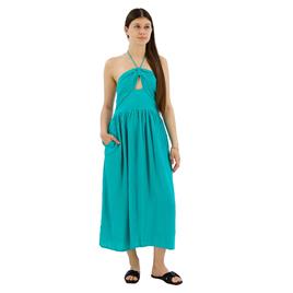 Superdry Cut Out Sleeveless Midi Dress Verde XL Mulher