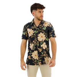Superdry Open Collar Print Short Sleeve Shirt Colorido 3XL Homem