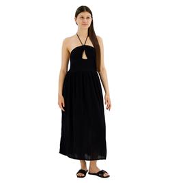 Superdry Cut Out Sleeveless Midi Dress Preto XL Mulher