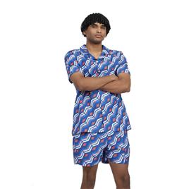 Umbro Printed Short Sleeve Shirt Colorido L Homem