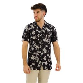 Superdry Open Collar Print Short Sleeve Shirt Colorido L Homem