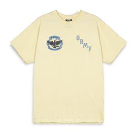 Grimey Causing Panic The Mecha Short Sleeve T-shirt Amarelo S Homem